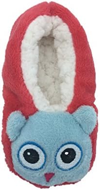 Gripeeze Kids Fun Animial Booties Slippers (Large, Owl)