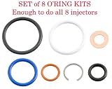 03-10 6.0L/4.5L Ford Power Stroke G2.8 Injector Seal Kit (Set of 8) # AP0002