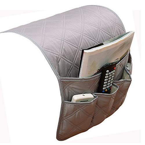 JINTN Sofa Caddy - Arm Rest Organiser & TV Remote Control Holder for Recliners, Sofas & Armchairs