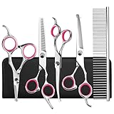 6 in 1 Dog Grooming Scissors Kit, 4CR Stainless