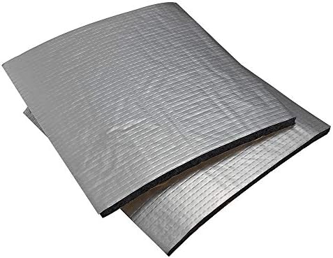 ET 2 PCS 3D Printer Platform Hot Bed Insulation Cotton Lightweight Foam Foil Self-Adhesive Insulation Mat Sticker Hotbed Thermal Pad Compatible with Creality Ender 3 Anet E12 Anet A8 (220mm)