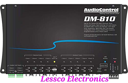 AudioControl DM-810 8 by 10 Channel Matrix Digital Signal Processor