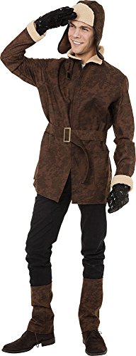 Men's Aviator Biggles World War Fancy Dress Party Outfit Ww1 Pilot Costume