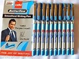 Cello butterflow smooth writing fine ball pen blue X 10 pen lot