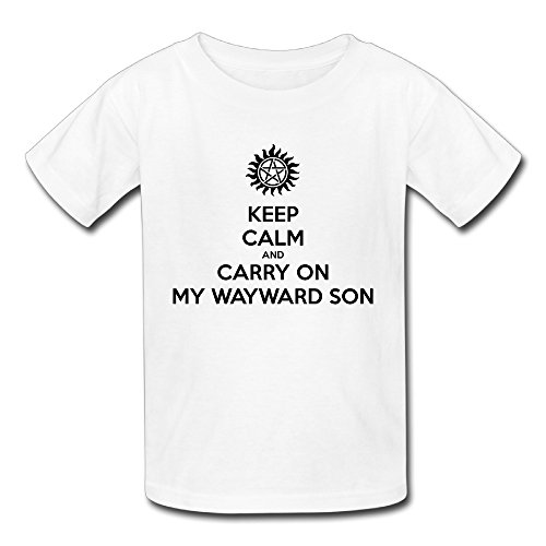Toddler/Infant Kids Keep Calm And Carry On My Wayward Son Clothes Summer Short Sleeve Cotton T-Shirt