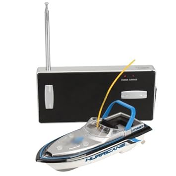 Dcolor Barco Mini RC Radiocontrol Remoto Juguete Metal Azul