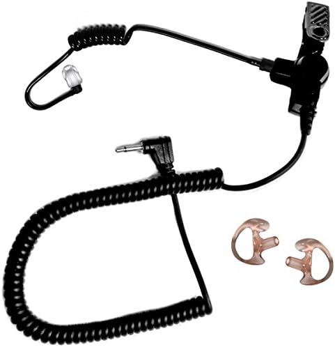 EP1069SC Fox Listen Only Earpiece with Black Acoustic Tube, 2.5mm Jack
