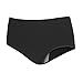Women’s Period Panties – Soft & Silky Bamboo Briefs – Menstrual Sanitary Underwear – Postpartum Extra Protection (1, X-Large (Black))