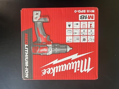 Milwaukee M18BPD-0 Kombi-Bohrmaschine, Rosa, Rot