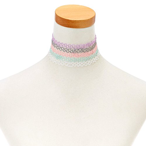 Claire's Girl's Multi Pack Pastel Chokers