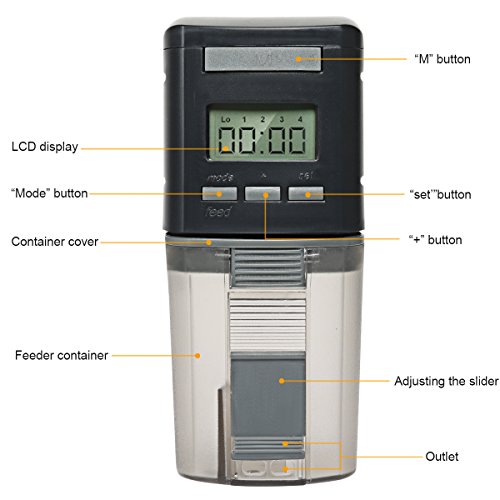 5 Automatic+Operated+Aquarium+Dispenser+Tropical