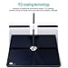 1byone Smart Bathroom Body Scale - Bluetooth Body Fat Scale with APP to Monitor 8 Essential Measurements, ITO Conductive Glass, FDA Approved Body Composition Analyzer Wireless BMI Weight Scale – Black