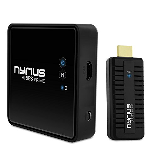 Nyrius ARIES Home HDMI Digital Wireless Transmitter & Receiver for HD 1080p Video Streaming with BONUS HDMI Cable