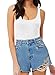 Tanbaby Mangopop Women's Backless Bodysuit Jumpsuits (White, Small)