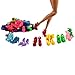 Barwa Lot 22 = 12 PCS Fashion Dresses Outfits Clothes Summer Dress and 10 Pairs Shoes for Barbie Dolls