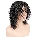 Goldfinch Deep Wave Lace Closure Wig Human Hair Curly Lace Closure Wig for Black Women Brazilian Virgin Hair Wet n Wavy 4x4 Lace Front Wig 150% Density 12 inches Middle Part
