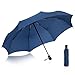 Padwa Lifestyle Automatic Umbrella Travel Umbrella Auto Open / Close Strong Waterproof and 55MPH Windproof for Men Women Kids (Dark Blue)…