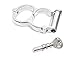 KUB Adult Slave Bondage Irish-8 Eight Handcuffs Hand Cuffs Shackle Restraint - Large - 8 inch / 20.32 cm