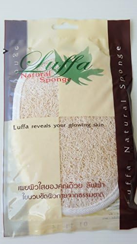 Natural Loofah Luffa Loofa Bath Body Shower Sponge Scrubber 4"x5-3/4" (Pack of 12)
