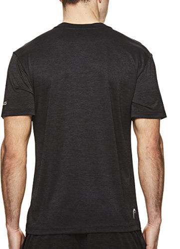 image for HEAD Men's V Neck Gym Training & Workout T-Shirt - Short Sleeve Active