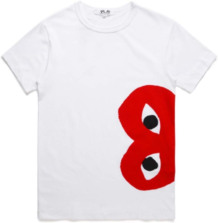 MORAI Love Printed Short Sleeve Men and Women Couples Casual T-Shirt