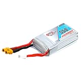 Miramaker GNB 550mah 3s 11.1v 80c Lipo Battery with XT30 Micro FPV plug for RC Racing Drone.