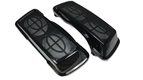 Bagger brothers bb-hd1584-sbl black speaker lid (dual 6…