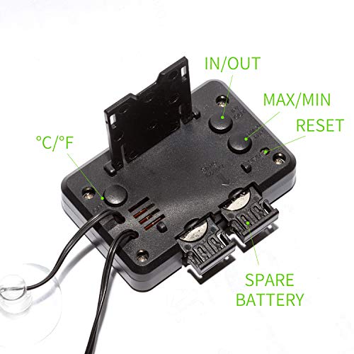 REPTI ZOO Reptile Terrariums Digital Max Min Thermometer Hygrometer