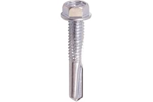 U-TURN FASTENERS, INC U-Turn - 12-24 x 1-1/4 inch Tek 5 Screws Hex Self-Drilling (50 Pack)