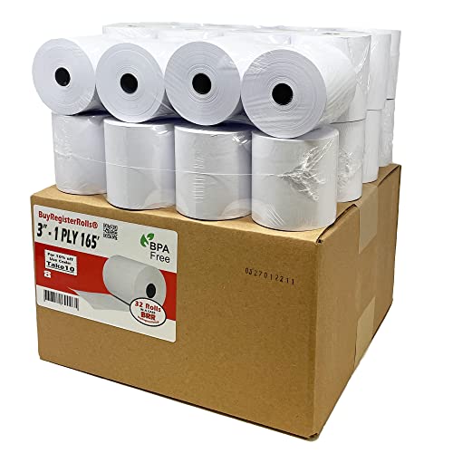 (32 Rolls) 3" x 165' 1 Ply Bond