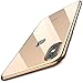 TOZO for iPhone Xs Max Case 6.5 Inch (2018) Premium Clear Soft TPU Gel Transparent Flexible Cover for iPhone Xs Max with [Space Gold Plating Edge]