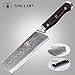 7'Japanese Damascus Usuba - Nakiri Knife with 67 Layers Damascus Steel Kitchen Knife,Vegetable Chopper Cutter Knife, Meat Cleaver, Full Tang Blade G10 Handle for Professional Chef WALLOP Dragon Bone