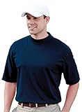 Jonathan Corey Men'S Short Sleeve Performance Pique Mock Turtleneck (Navy) (L)