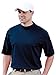 Jonathan Corey Men'S Short Sleeve Performance Pique Mock Turtleneck (Navy) (L)