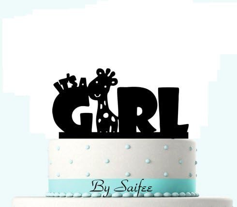 SaifeeAcrylic 3D Home & Office D�Cor Wall Sticker - Modern Acrylic Cake Topper for Your Occasion (01 Piece)