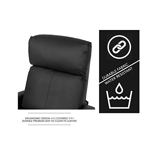FDW-Recliner-Chair-for-Living-Room-Recliner-Sofa-Wingback-Chair-Single-Sofa-Arm-Chair-Accent-Chair-Home-Theater-Seating-Modern-Reclining-Chair-Easy-LoungeBlack