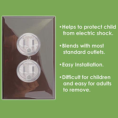 image for Wappa Baby Clear Outlet Covers - Value Pack 50 Count Premium Quality -