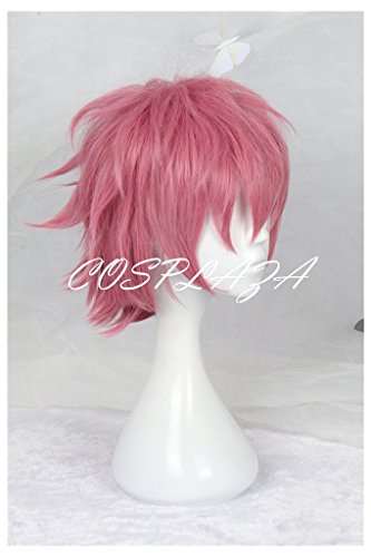 COSPLAZA Cosplay Wigs Short Pink Halloween Party Hair Synthetic Wig - Image 2