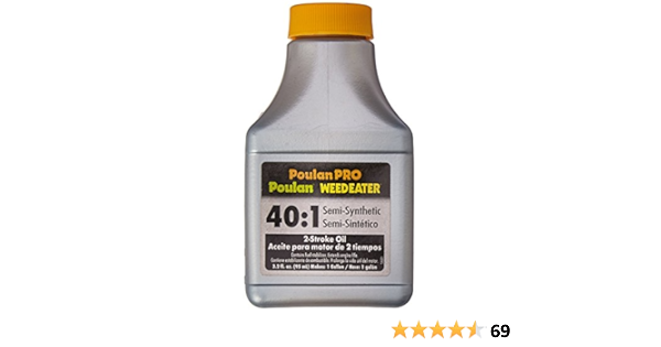 Amazon Com Poulan 952030224 Synthetic Blend 2 Stroke Oil 3 2 Oz Garden Outdoor