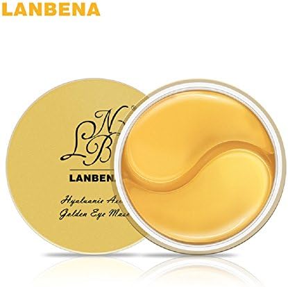 XY Fancy 60 Pcs Hyaluronic Acid Golden Eye Mask Sleep Mask-Anti wrinkle, Anti Aging, Remove Bags, Dark Circles &amp; Puffiness