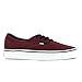 Mens Vans Authenic Lace Up Low Rise Casual Skate Shoes Plimsoll Sneakers (10.5 D(M), Burgundy)