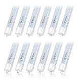 12-Pack of 4ft 22W T5 High Output LED Light Tube, 45.75