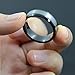TGNEL Tungsten Rings for Men 8mm Engagement Wedding Bands Black Silver Brushed Matte Comfort Fit