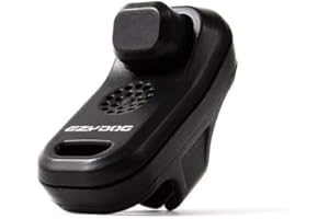 EzyDog Command Clicker Ergonomic Dog Training Tool with Wrist Strap - Hands Free & Universal Fitting System for Fingers Trains Effectively & Humanely with Positive Reinforcement (Black)