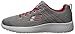 Skechers Sport Men's Burst Oxford,Gray/Red,10.5 M US