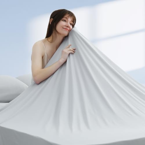 Elegear Refreshing Blanket, Arc-Chill 3.0 Q-Max 0.5 Lightweight Summer Blanket, Soft Cooling Sheet, Thin and Breathable, Summer Blanket for Night Sweats Bed, Sofa, Travel, 200 x 220 cm, Grey