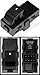 APDTY 118301 Power Window Switch Single Button Fits 2007-2015 Silverado Sierra
