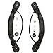 Anndason 2 Pcs Kayak Deck Fishing Boat Rod Holders and Cap Cover,and 2 Pcs Kayak Canoe Boat Side Mount Carry Handles and Hardwares