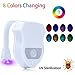 AILUZE Toilet Night Light, Motion Activated LED Light, 8 Colors Changing Toilet UV Bowl Night Light for Bathroom
