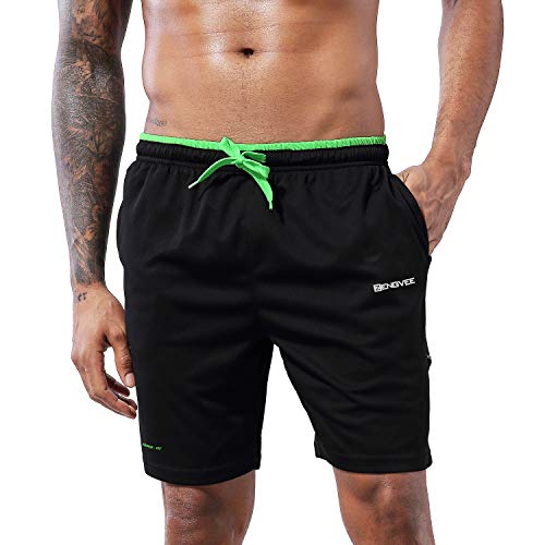 image for 1994Fashion Men's Running Shorts Gym Active Shorts with Pockets Quick 
